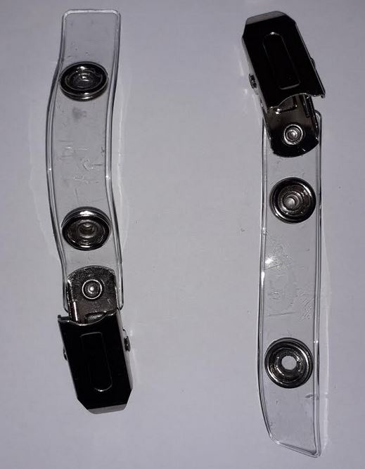 Kártyatok tartó csipesz, fém patent